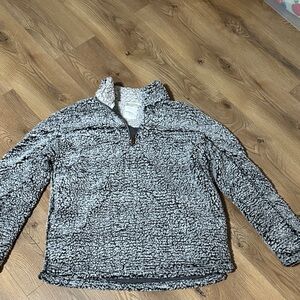 Thread & Supply Gray Sherpa Jacket